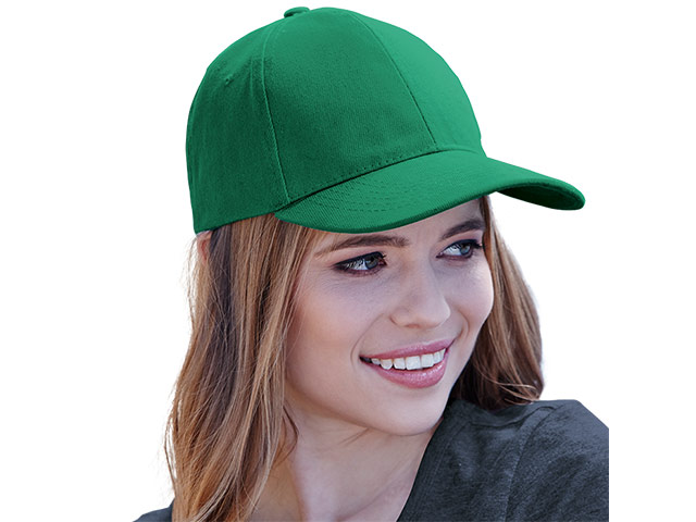 6 Panel Brushed Cotton Cap