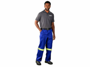 Artisan Premium 100 Percent Cotton Pants - Reflective Legs - Yellow Tape