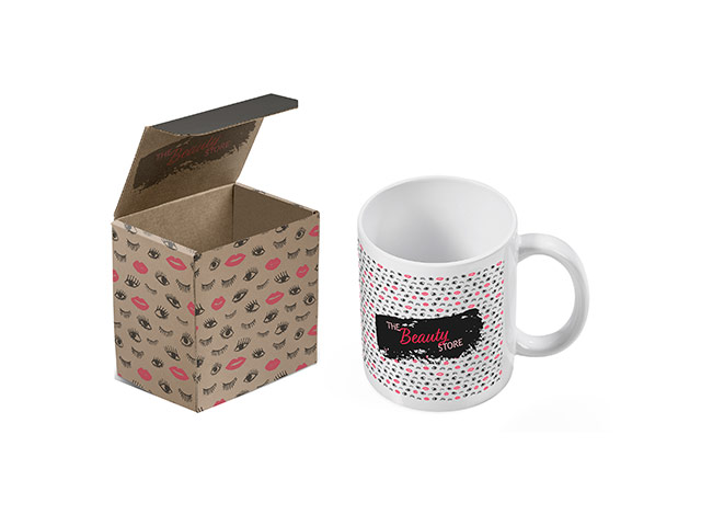 Blank Canvas Mug In Bianca Custom Gift Box