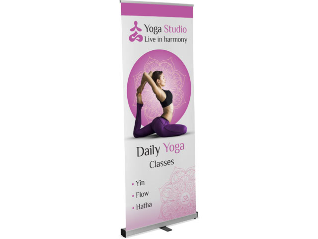 Champion Fabric Pull-Up Banner