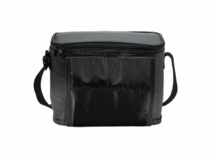 Cooler With Folding Cup Holders