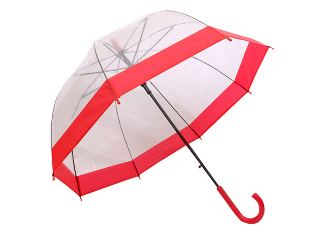 Dome Shaped Clear Umbrella - Image 2