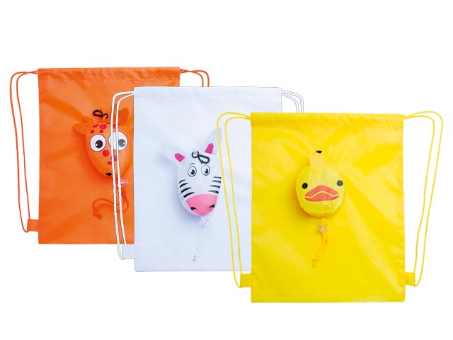 Kissa Foldable Drawstring Bag - Image 2