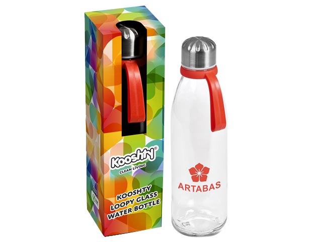 Kooshty Loopy Glass Water Bottle - 650Ml - Image 3