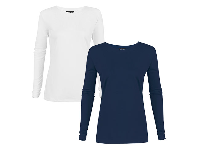 Ladies Long Sleeve All Star T-Shirt - Image 3