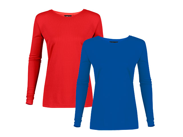 Ladies Long Sleeve All Star T-Shirt - Image 4