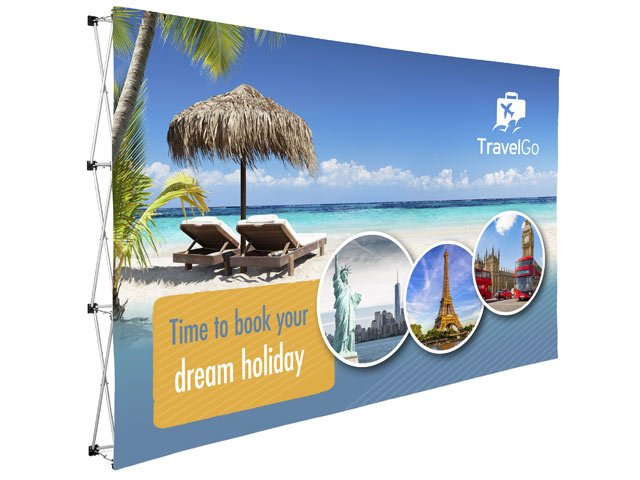 Legend Straight Banner Wall 3.7M X 2.25M