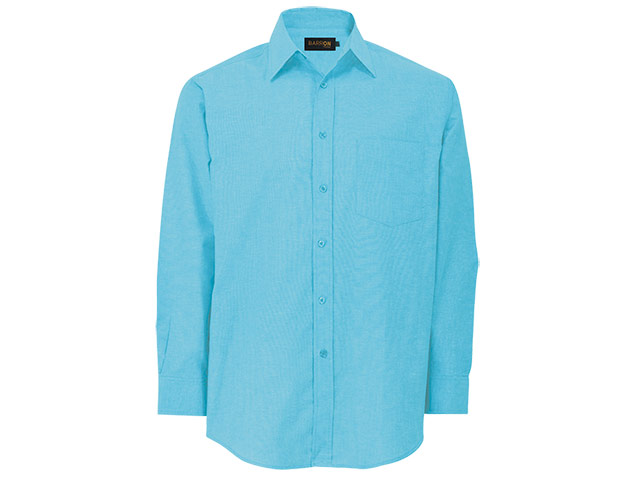 Mens Oxford Lounge Long Sleeve Shirt - Image 4