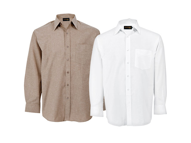 Mens Oxford Lounge Long Sleeve Shirt - Image 5