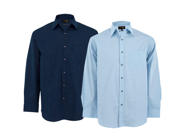 Mens Pioneer Check Lounge Long Sleeve Shirt - Image 4
