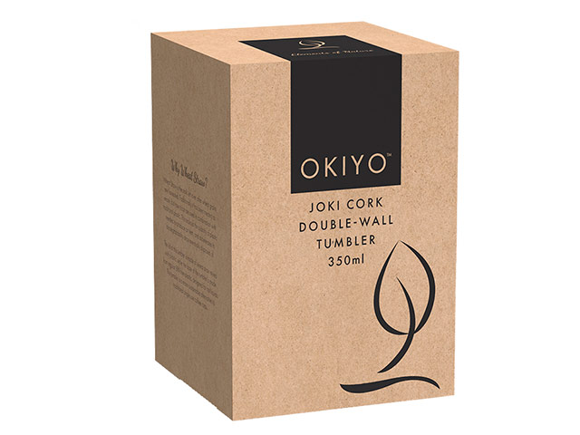 Okiyo Joki Cork Double-Wall Tumbler - 350Ml - Image 2