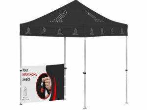 Ovation Sublimated Gazebo 2M X 2M Petite Frame - 1 Half-Wall Skin