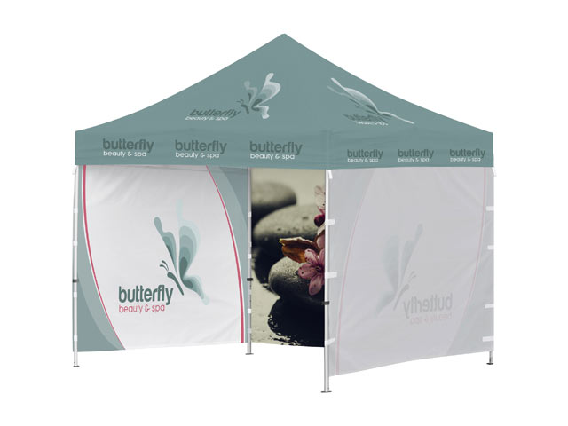 Ovation Sublimated Gazebo 3M X 3M - 3 Full-Wall Skins