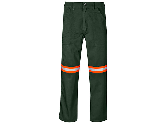 Site Premium Polycotton Pants - Reflective Legs - Orange Tape - Image 3