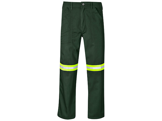 Site Premium Polycotton Pants - Reflective Legs - Yellow Tape - Image 3