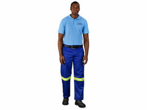 Site Premium Polycotton Pants - Reflective Legs - Yellow Tape