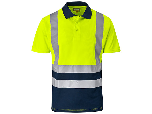 Surveyor Two-Tone Reflective Golf Shirt - Image 3