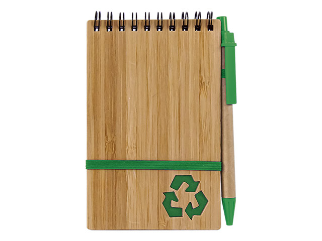Bamboo Notebook With Pen - Image 2