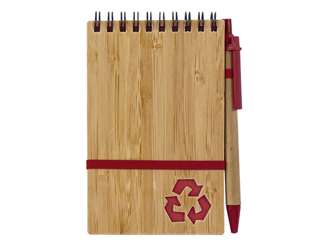 Bamboo Notebook With Pen - Image 3