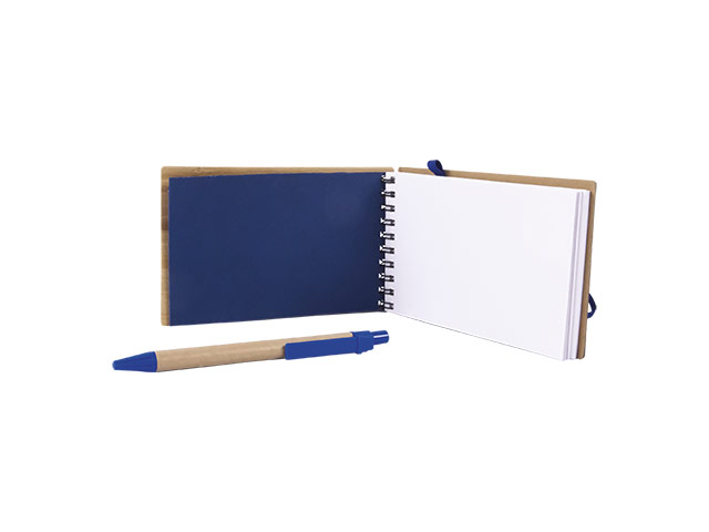 Bamboo Notebook With Pen - Image 4