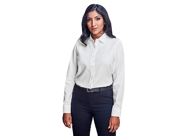 Ladies Long Sleeve Oxford Shirt