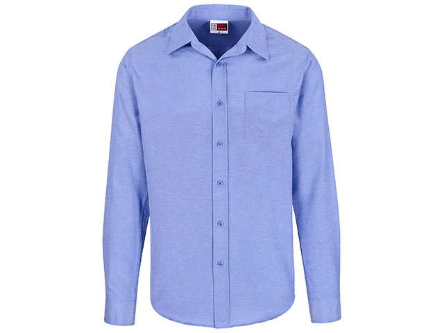 Mens Long Sleeve Oxford Shirt - Image 3