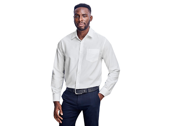 Mens Long Sleeve Oxford Shirt