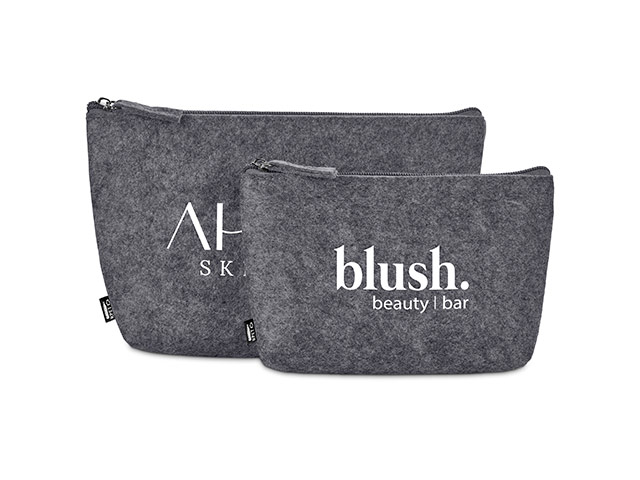 Okiyo Kesho Rpet Felt Mini Cosmetic Bag