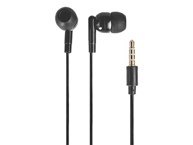 Ind Aux Earphone With Mic In Round Pu Case - Image 2