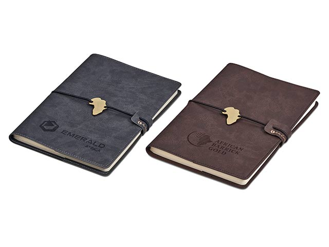 Andy Cartwright Afrique Cowskine A5 Soft Cover Notebook - Image 2