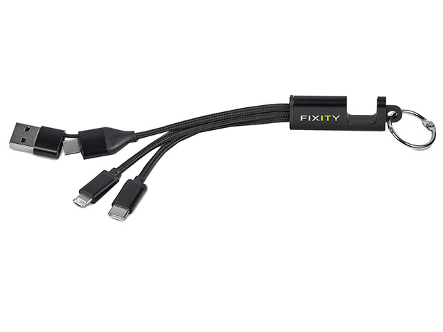 Furban 4-In-1 Charging Cable With Phone Stand