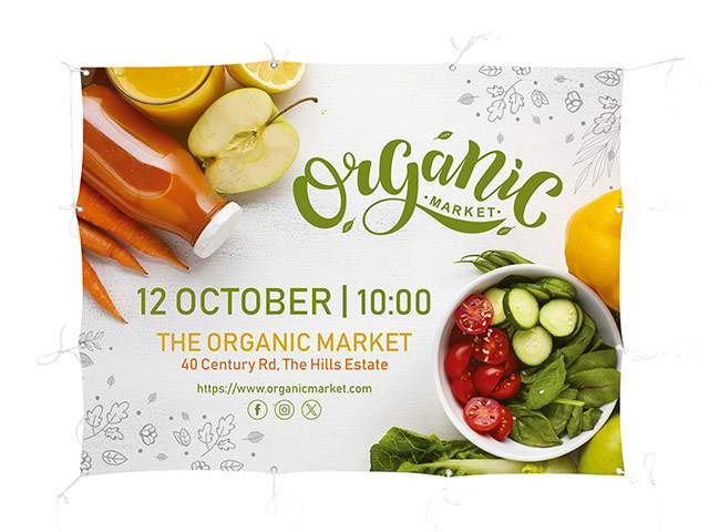 Sublimated Display Fabric Banner 2M X 1.5M