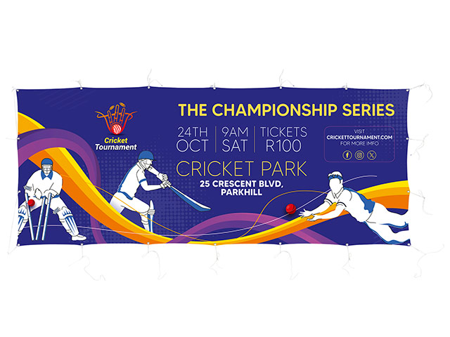 Sublimated Display Fabric Banner 3M X 1.2M