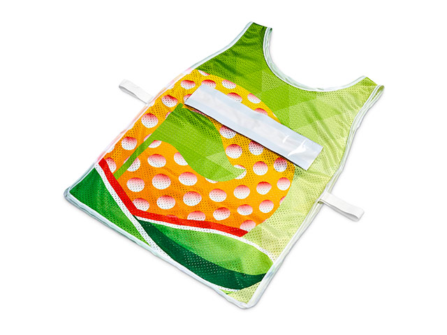 Hoppla Jackal Polyester Caddy Bib With Pvc Name Sleeve - Image 3
