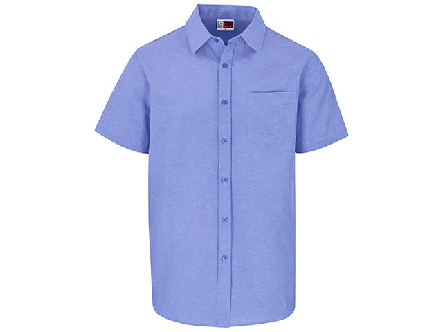 Mens Short Sleeve Oxford Shirt - Image 3