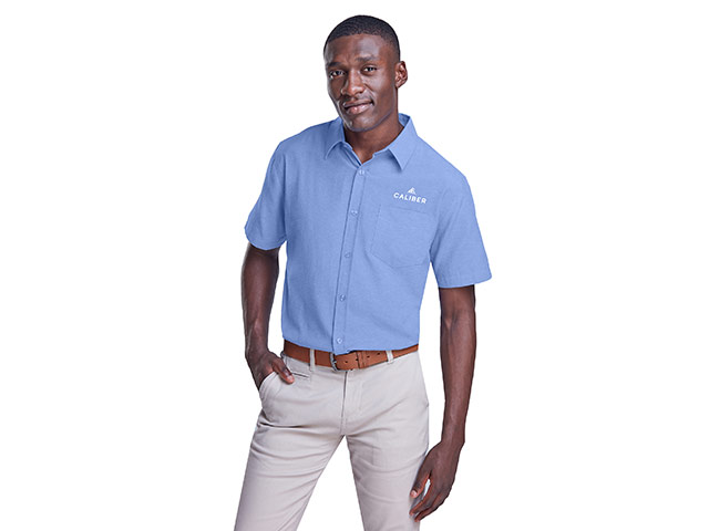 Mens Short Sleeve Oxford Shirt