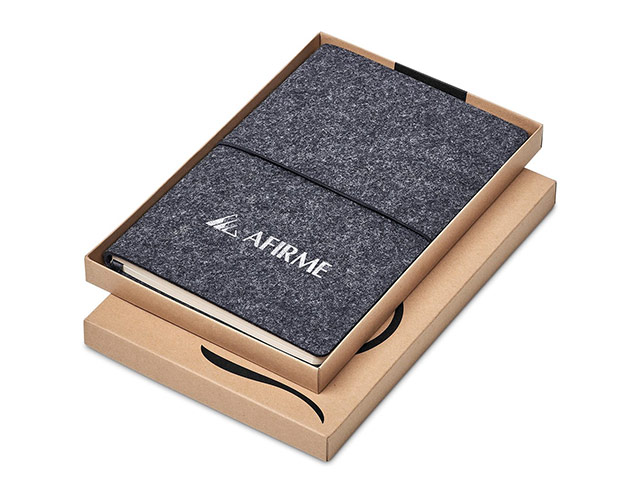 Okiyo Rika Recycled Pet Felt A5 Soft Cover Notebook