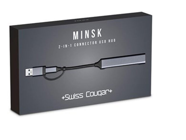 Swiss Cougar Minsk 2-N-1 Connector Usb Hub - Image 2