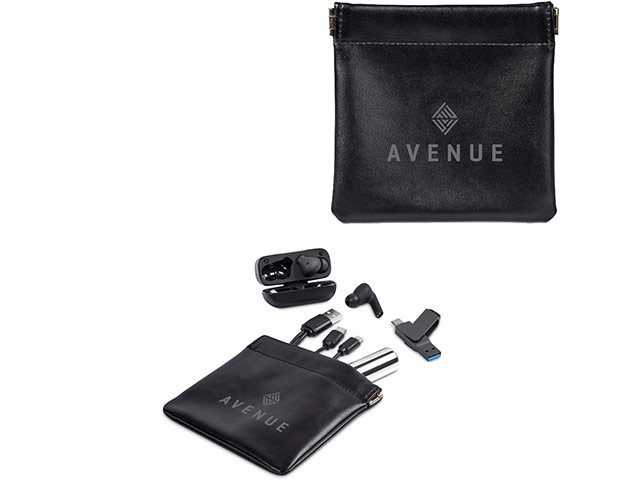 Eva And Elm Plush Pu Tech And Accessory Pouch