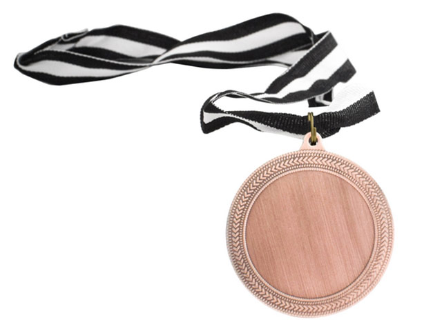 Bronze Medal And Ribbon