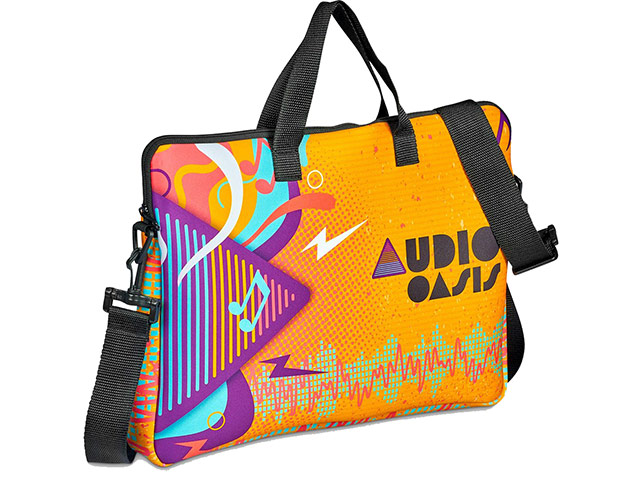 Hoppla 15.6 Inch Neoprene Nimbus Laptop Sleeve With Strap