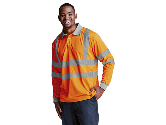 Barron Long Sleeve Reflective Golfer With Tape