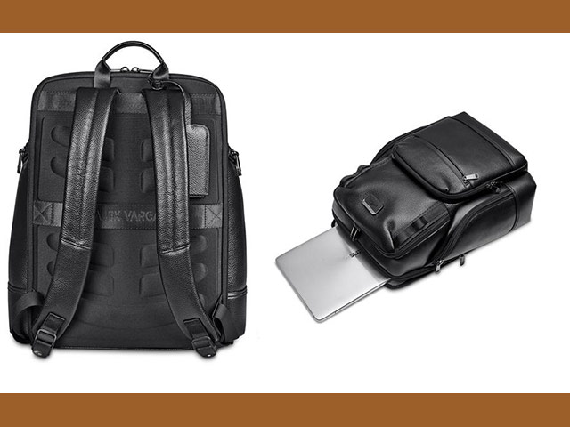 Alex Varga Portofino Leather Laptop Bag - Image 2
