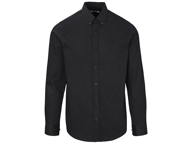 Mens Long Sleeve Cotton Twill Moderna Shirt - Image 2