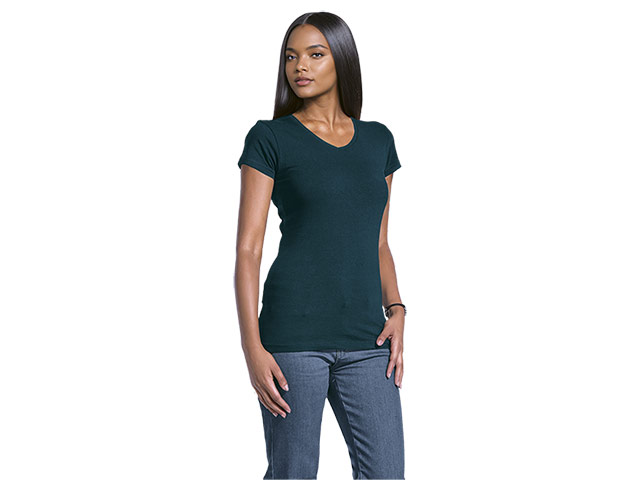 170g Essential V-Neck Slim Fit Ladies