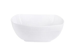 Arctic White Square Bowl