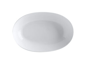White Basics Oval Bowl