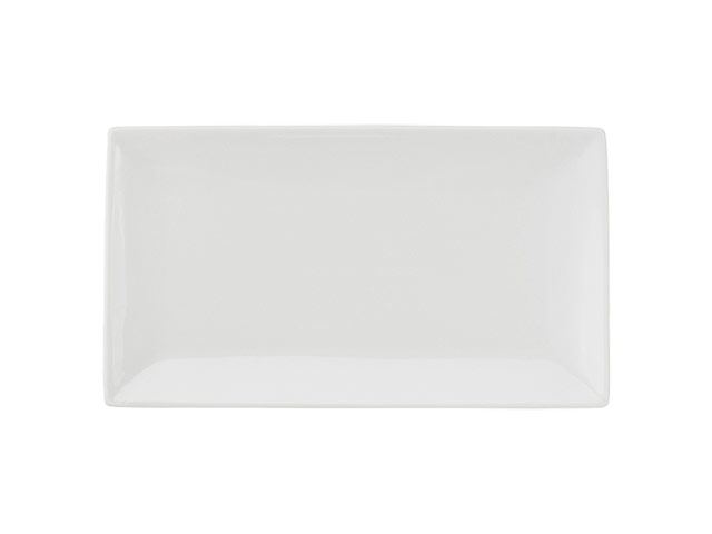 White Basics Rectangular Platter