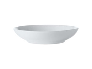 White Basics Round Sauce Dish