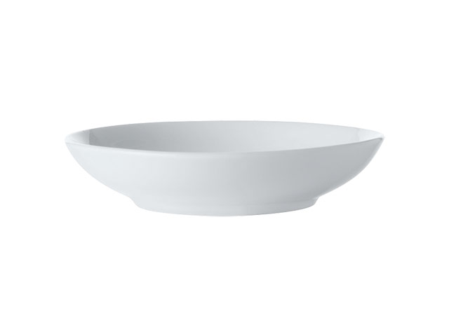 White Basics Round Sauce Dish